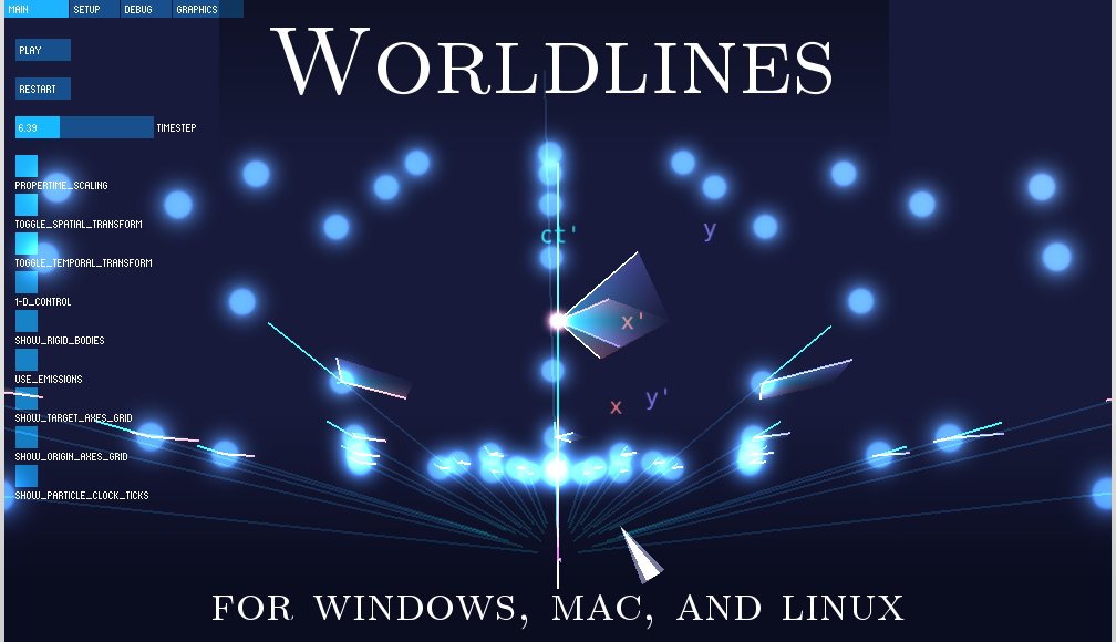 Worldlines (for win, mac, and linux)